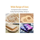 Muse Craft Flawless 12''X24'' 5-6oz Vegetable Tanned Leather Precut| Import A Grade Tooling Leather Hide 1.9-2.3mm