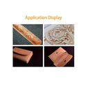 Muse Craft Flawless 12''X24'' 5-6oz Vegetable Tanned Leather Precut| Import A Grade Tooling Leather Hide 1.9-2.3mm