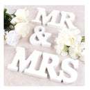 Super Z Outlet White Wooden Mr And Mrs Signs Wedding Gift For Party Table Dinner Decoration
