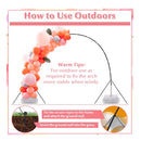 HeyMate Balloon Arch Kit | 9Ft Tall 10ft Wide Adjustable Balloon Arch Stand with 2 Water Bases For Baby Shower