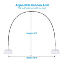 Fikowo Balloon Arch Kit | 9ft Tall 10ft Wide Adjustable Balloon Arch Frame With Pass For Birthday