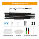 Holicolor Balloon Arch Kit with Base | 10ft Wide & 9ft Tall Adjustable Balloon Arch Stand With 2 Pumps | Water Fillable Base