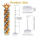 OurWarm Metal Balloon Column Support Kit | 81 Inches | Adjustable Balloon Tower Support Kit