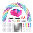 Balloon Arch And Balloon Pump Kit | 182 Pieces 9ft 10ft Adjustable Balloon Arch Stand With Bases for Outdoor