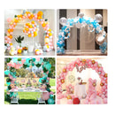 Holicolor Balloon Arch Kit with Base | 10ft Wide & 9ft Tall Adjustable Balloon Arch Stand With 2 Pumps | Water Fillable Base