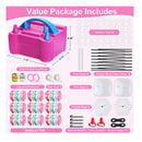 Balloon Arch And Balloon Pump Kit | 182 Pieces 9ft 10ft Adjustable Balloon Arch Stand With Bases for Outdoor