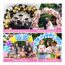 Balloon Arch And Balloon Pump Kit | 182 Pieces 9ft 10ft Adjustable Balloon Arch Stand With Bases for Outdoor