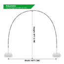 IDAODAN Balloon Arch Kit | Balloon Arch Stand With Base | 9ft Tall 10Ft Wide Adjustable Garland Arch For Weddings