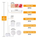 RUBFAC Balloon Column Floor Stand Kit | C 2 Sets Of Adjustable Globe Stands With Base And Pole