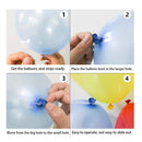 KIMCOME Balloon Arch Kit Balloon Decorating Strip Kit For Garland | 32.8ft Balloon Ribbon Strip
