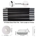 IDAODAN Balloon Arch Kit | Balloon Arch Stand With Base | 9ft Tall 10Ft Wide Adjustable Garland Arch For Weddings