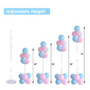 RUBFAC 2 Games Balloon Column Support | Balloon Stand for Floor Adjustable Height Multiple Uses Balloon Stand
