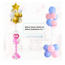 RUBFAC 2 Games Balloon Column Support | Balloon Stand for Floor Adjustable Height Multiple Uses Balloon Stand
