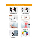 HOLICOLOR 12ft Tabletop Balloon Arch Stand Kit | Balloon Stand Frame For Tables Of Different Sizes