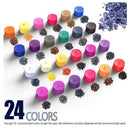 EricX Light Candle Color Dye 24 Colors Wax Dye For Candle Making