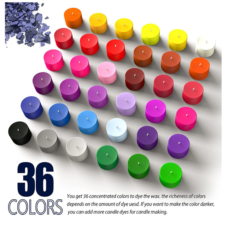 24 Colors Liquid Candle Making Dye for DIY Candle Making 