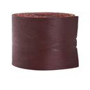 Mandala Crafts Genuine Leather Strap | Brown Cowhide Leather Strips for Crafts | Strap Leather Wrap