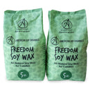 American Soy Organics | Freedom 10 Pound Soy Wax Beads for Candle Making | Microwave Safe Soy Wax Beads