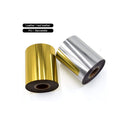 Hot Foil Stamping Paper 1 Roll Gold + 1 Roll Silver 3" x 400ft PU Heat Transfer Anodized Gilded Paper