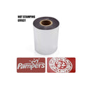 Hot Foil Stamping Paper 1 Roll Gold + 1 Roll Silver 3" x 400ft PU Heat Transfer Anodized Gilded Paper