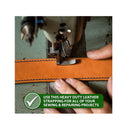 Mandala Crafts Genuine Leather Strap | Brown Cowhide Leather Strips for Crafts | Strap Leather Wrap