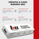 Blended Waxes Inc. 1 lb. Block | Household Paraffin Wax for Canning, Candle Making, Metal Preservation | 1lb. - 1 Block