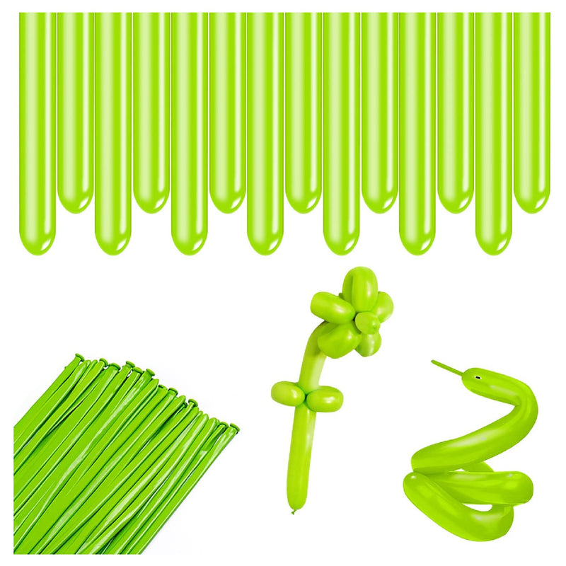 Rimobul 100PCS 260Q Twisting Animal Balloons Thickening Latex Twisting Modeling