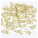 Halodete Happy Birthday Confetti  |  Birthday Party Table Decorations Gold Glitter Confetti