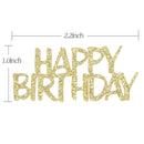Halodete Happy Birthday Confetti  |  Birthday Party Table Decorations Gold Glitter Confetti