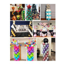 YALLOVE Set Of 2 Balloon Column Stands | 7ft Height Adjustable Balloon Tower Pillar With Metal Telescoping Design