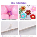 Pondpm Set Of 2 Balloon Columns | Adjustable Pole Balloons | Tower Decoration For Parties | Weddings | Birthday