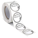 Zone | 600 Blank Beverage Labels | For Drinks | 1.4in