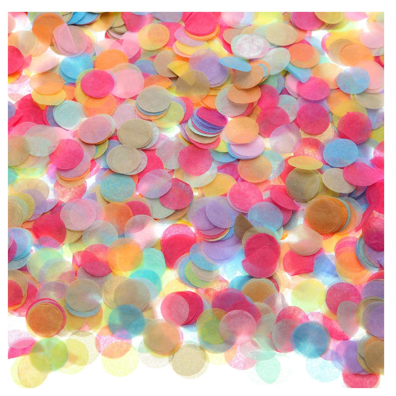Round Tissue Paper Table Confetti Dots for Wedding Decorations | Birthday Parties ( 1.76 oz)