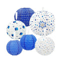 Hanukkah Hanging Ball Lanterns Ornaments 6 Piece | Hanukkah Decorations