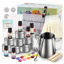Complete Kit To Make Candles | Craft Kits For Adults And Kids | Including Wax | Wicks | 6 Types Of Scents | Dyes | Crucible| Candle Tins