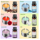Complete Kit To Make Candles | Craft Kits For Adults And Kids | Including Wax | Wicks | 6 Types Of Scents | Dyes | Crucible| Candle Tins