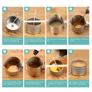 Complete Kit To Make Candles | Craft Kits For Adults And Kids | Including Wax | Wicks | 6 Types Of Scents | Dyes | Crucible| Candle Tins