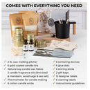 Deluxe Candle Making Kit | Candle Supplies To Create 6 Beautiful Scented Soy Wax Candles | Arts And Crafts Kits
