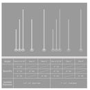 CandMak Candle Wick Kit | 60 Candle Wicks With Wick Stickers | Holders For Wicks And Labels For Candles | 4"+6"+8"