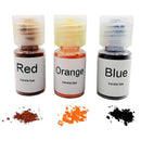 Highly Concentrated Assorted Bottle Of Candle Dye | 0.2 Ounces | Network | Orange And blue | 3 Per Pack