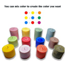 Highly Concentrated Assorted Bottle Of Candle Dye | 0.2 Ounces | Network | Orange And blue | 3 Per Pack