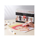 Skin Tone Alcohol Markers | Set of 36 Tones | Everblend Sketch Pens with Dual Tips – Fine and Broad Chisel