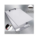 ROCOFF Metal Clipboard With Storage | Heavy-Duty Letter-Size Aluminum
