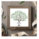 Tree Stencils | Small Painting Stencil, 6 Inch Nature Plant Stencils | Plastic Drawing Templates For Canvas Board Sign