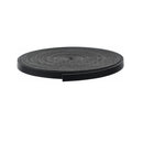 CleverDelights Black 3/8" Leather Strap | 30 Feet | 9.5mm Genuine Leather Strip