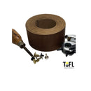 TOFL Genuine Top-Grain Leather Strap | 48 Inches Long | 2 Inches Wide | 1/8 Inch Thick (6.5-7.5 oz)