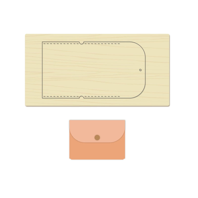 SUPERDANT Wallet Cutting Die Card Holder Wood Cutting Dies Leather Cutting Mold Wallet Card Bag DIY
