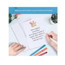 Blank White Cards and Envelopes 50 Pack, Ohuhu 5 x 7 Heavyweight Folded Cardstock and A7 Envelopes