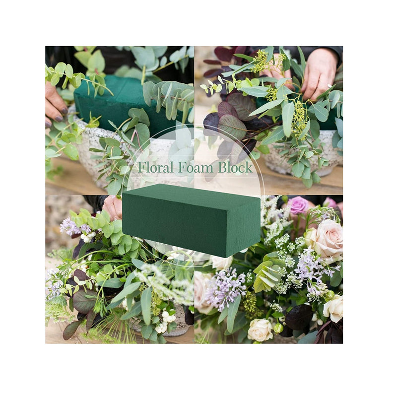 Wet Floral Foam for Flowers Round Florist Styrofoam Block Flower  Arrangement for Flowers Flower Arrangement Supplies Round Florist Styrofoam  Block Can be Cut Wet Floral Round 1.57 X 3.15 Inches Wet 