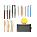 LotFancy Polymer Clay Tools | 30 Pieces Modeling Clay Tools Set | Includes Clay Sculpting Tools